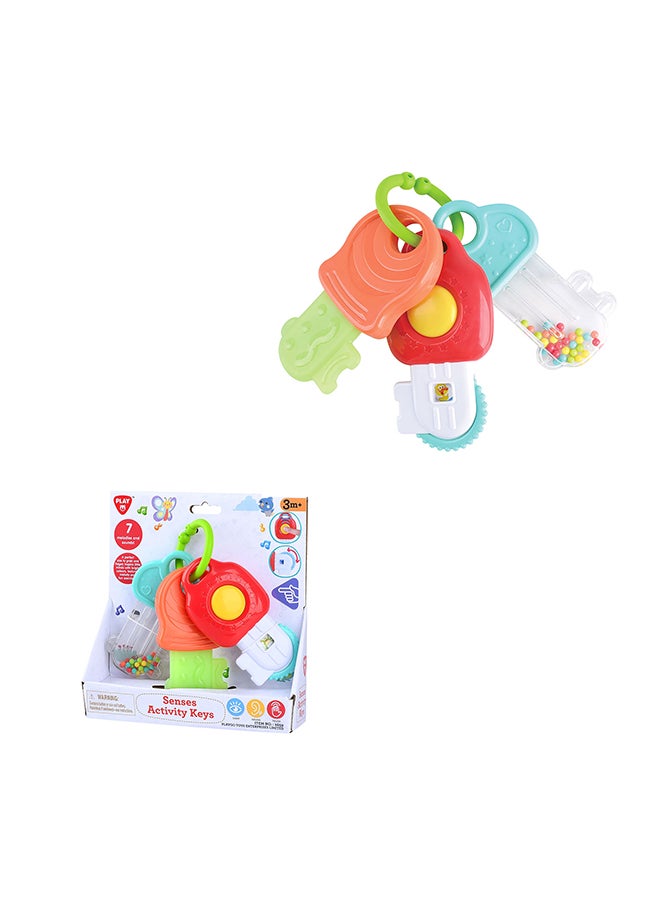 PLAYGO Play Baby Activities Keys with Sound | Colorful Key Set with Melodies | Stimulates Development | Age 3 Months+  - Image 3