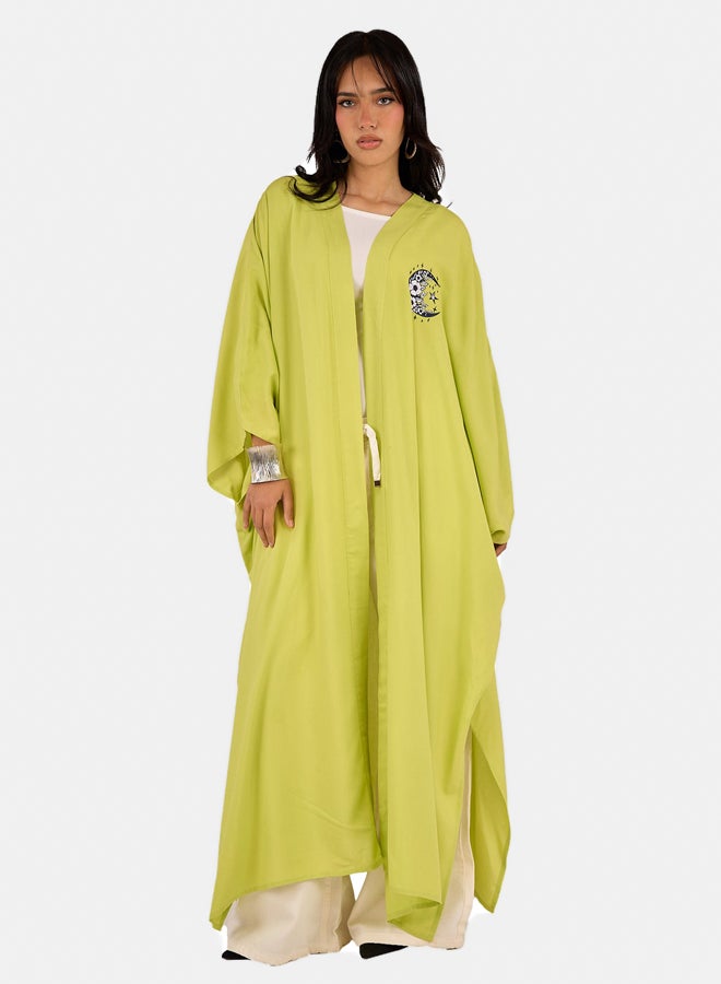 Clue Maxi Kimono with Embroidery  - Image 1