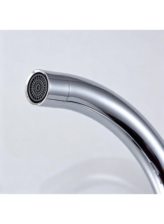 CM 90218 MISCCRM kitchen faucet fix with swivel spout chrome finish - Image 4