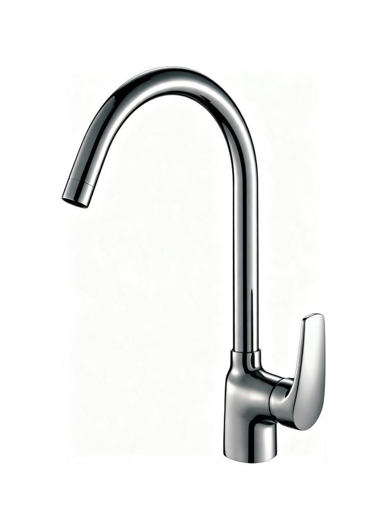 CM 90218 MISCCRM kitchen faucet fix with swivel spout chrome finish - Image 1