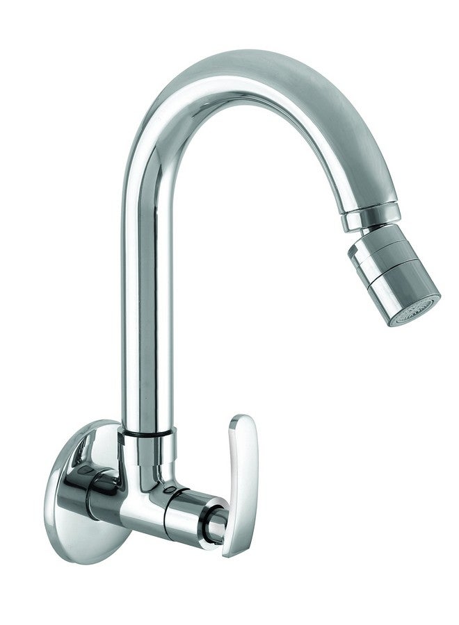 10X Brass Kitchen Sink Tap ST-69885 Chrome Wall Mount… - Image 1