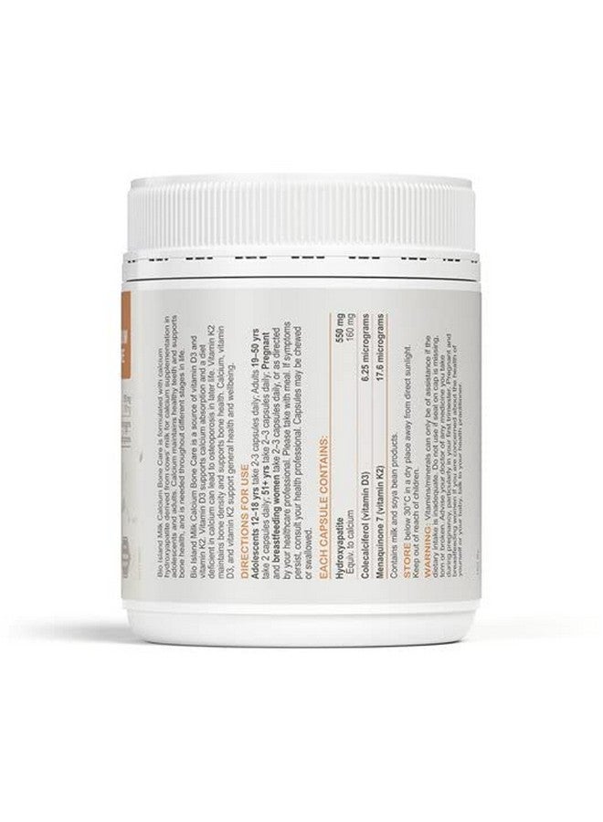 Bio Island Milk Calcium Bone Care 150 Softgel Capsules - Image 2