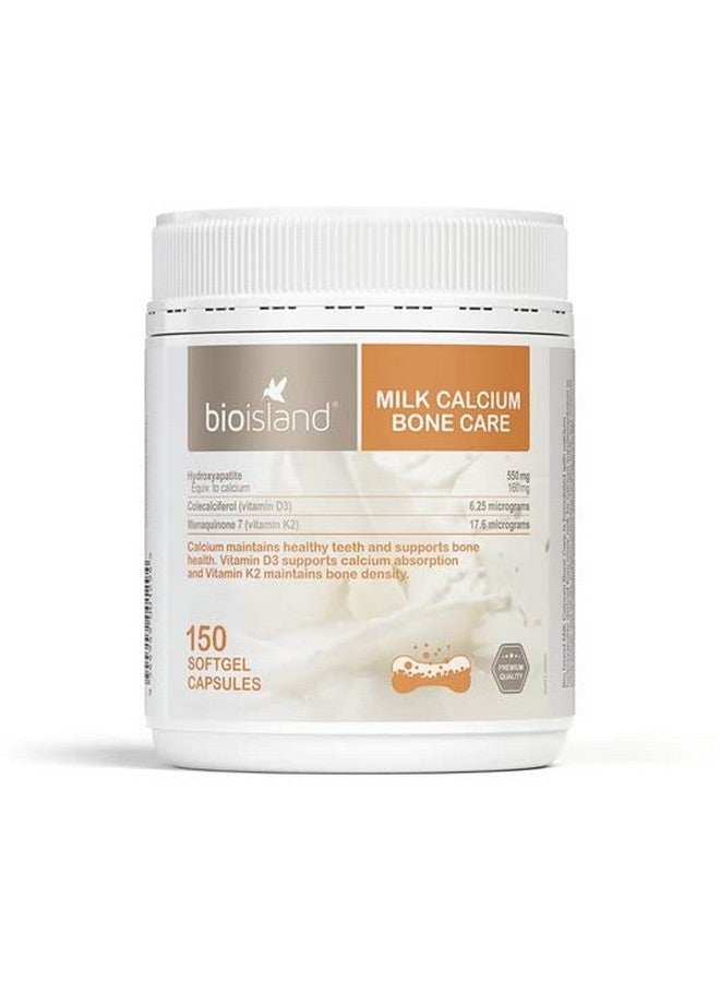 Bio Island Milk Calcium Bone Care 150 Softgel Capsules - Image 1