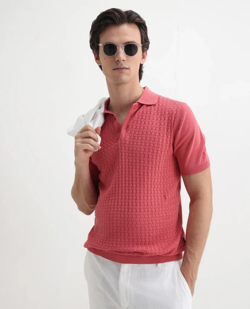 Rare Rabbit Men's Regular Fit Polo