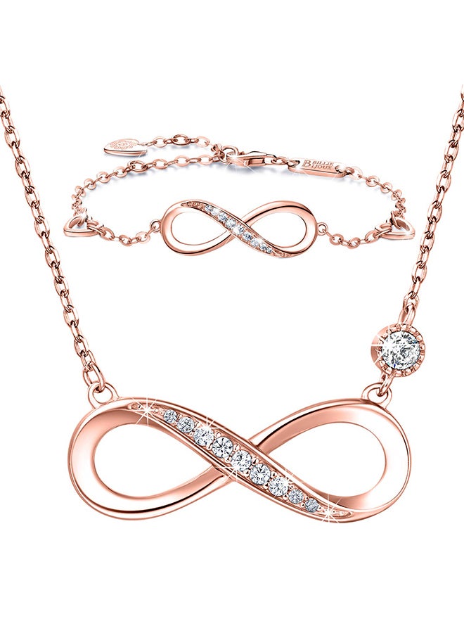 CYTHERIA 925 Sterling Gold Plated Jewellery Set - Image 1