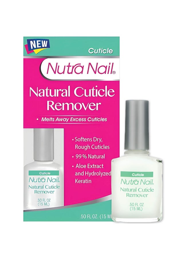 Nutra Nail Naturals Cuticle Remover Instant Nail Bed Softener Removal Oil Treatment for Nails Nail Health 045 Fl Oz - Image 3