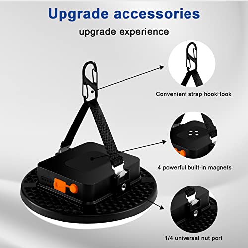 IODOO 16500mAh 60W Rechargeable Camping Light 3000LM 2700/4000/6500K LED Camping Lantern Portable IP65 Waterproof Tent Lights Power Failur - Image 5