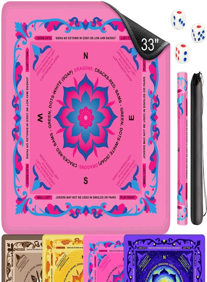EVERSHOW Mahjong Mat （Pink） - Image 1