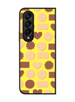 Rugged Black edge case for Samsung Galaxy Z Fold4 Slim fit Soft Case Flexible Rubber Edges Anti Drop TPU Gel Thin Cover - Hearty Biscuits