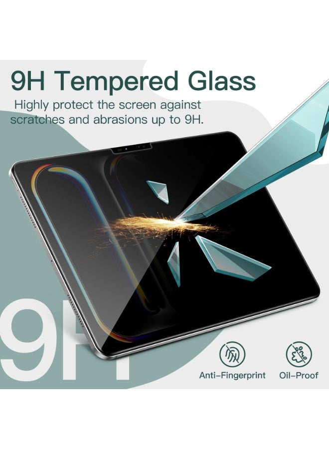 عام حامي شاشة الخصوصية لآيباد برو 11 إنش M4 2024 - مع أداة تركيب سهلة، زجاج مقوى مضاد للتجسس. - Image 5