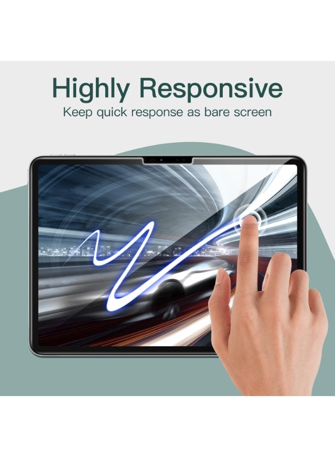 عام حامي شاشة الخصوصية لآيباد برو 11 إنش M4 2024 - مع أداة تركيب سهلة، زجاج مقوى مضاد للتجسس. - Image 4