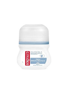 Borotalco Deodorante Roll On Invisible 50Ml, 1.6 Fl Oz Made In Italy 