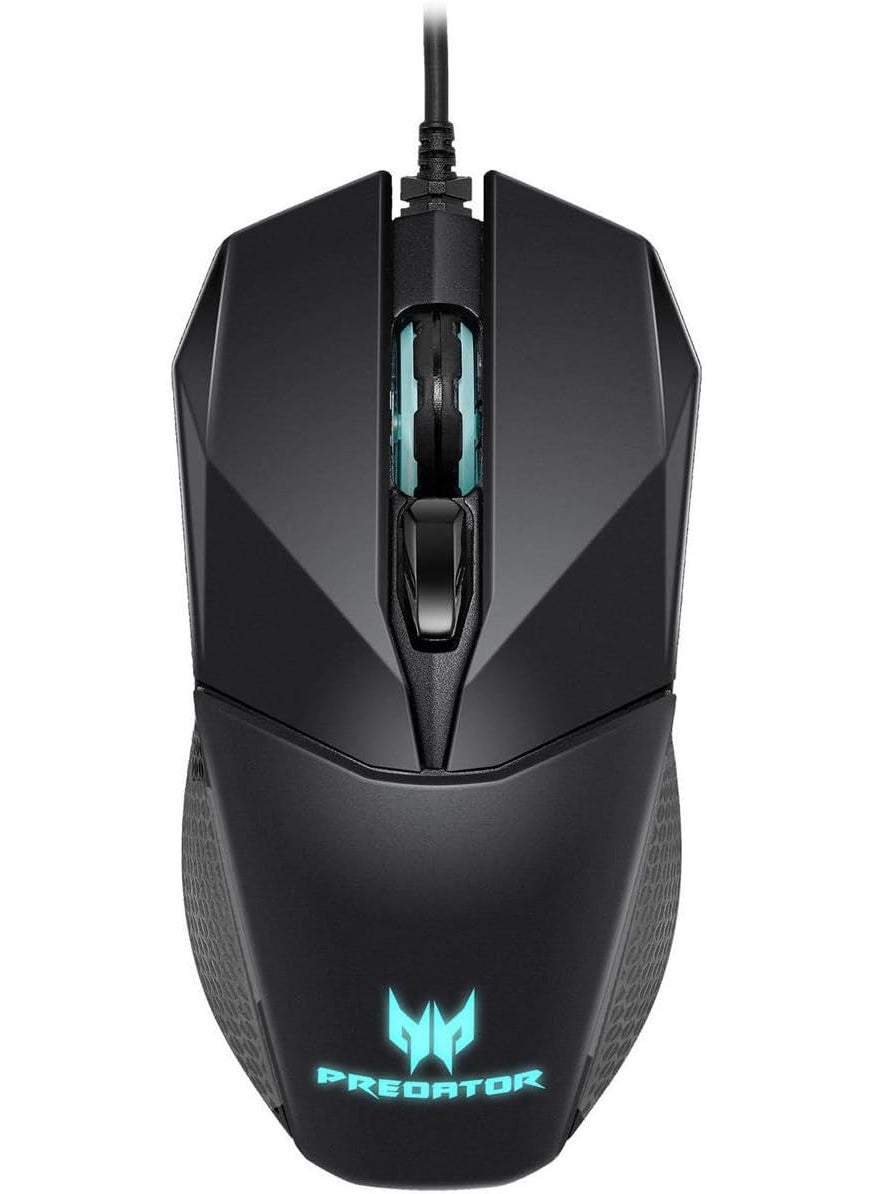 Acer Predator Cestus 300 RGB Gaming Mouse  Dual Omron switches 70M click lifetime On board memory and programmable buttonsBlack
