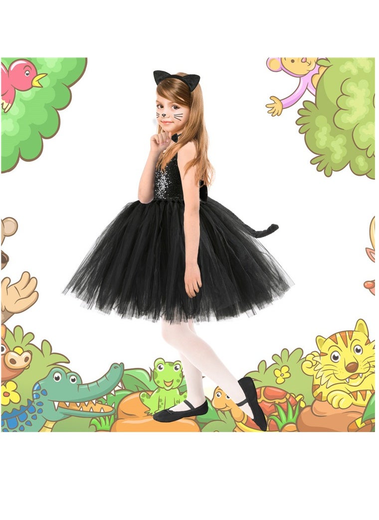 Animal COS Cat Yarn Girls' Dress - pzsku/Z498FB47F59EADB27AE3AZ/45/_/1700448023/079d6104-4be9-4d89-9e69-2cffc5915334