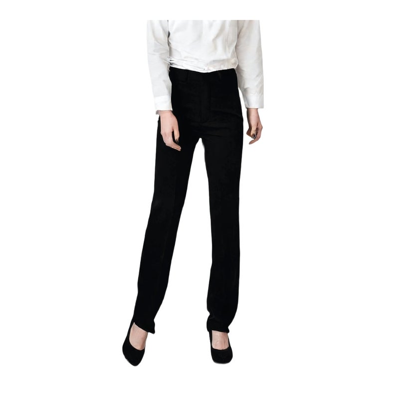 Women's Straight Leg Formal Trousers Office Interview Business Pants - Image 1