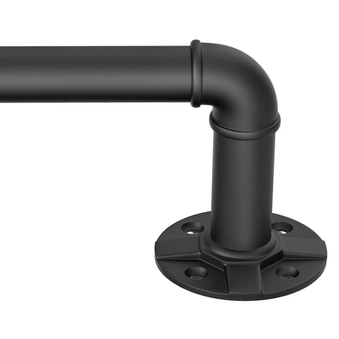 240Inch Extra Long Blackout Curtain Rod Heavy Duty Industrial Adjustable Drapery Rod for IndoorOutdoor Use 1Inch Diameter Room Darkening Window Treatment Room Divider