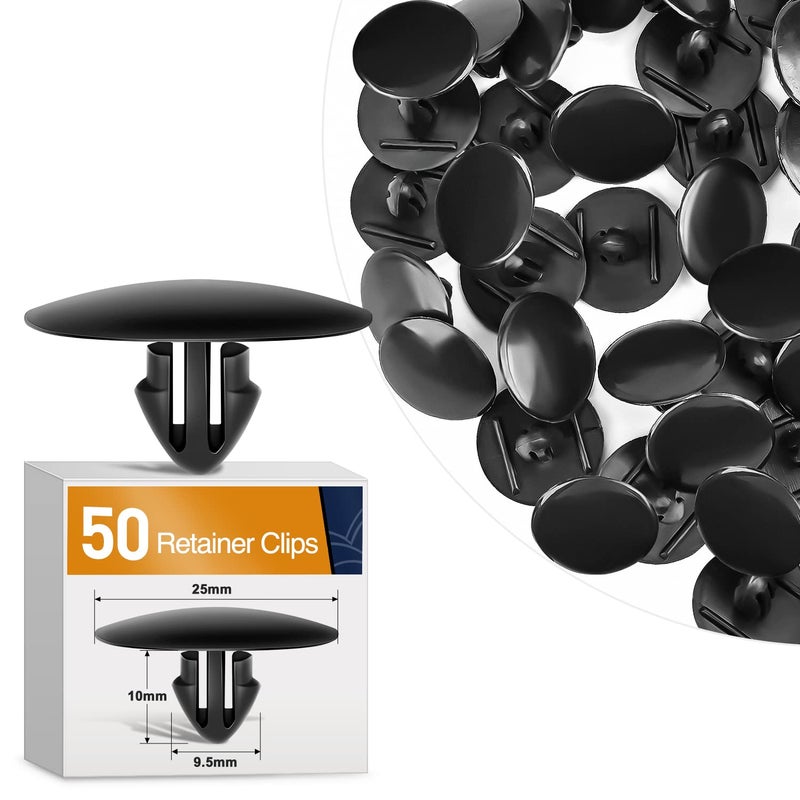GOOACC 50pcs Hood Insulation Retainer 7mm for Toyota 90467-09050 90467-A0003 GM 88970747 94858509 Lexus Scion - Image 1