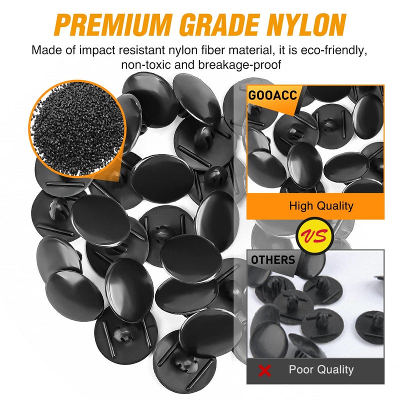 GOOACC 50pcs Hood Insulation Retainer 7mm for Toyota 90467-09050 90467-A0003 GM 88970747 94858509 Lexus Scion - Image 5