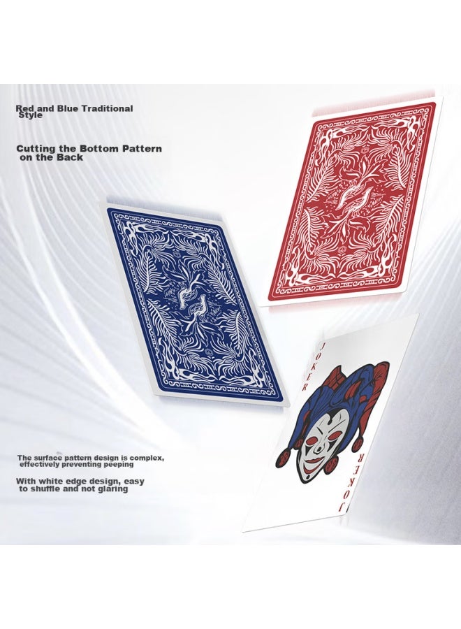 JD.com Jd Jingzao High-end Grade A Blue Core Paper Guandan Special Playing Cards, Competition-grade Durable Large-print Playing Cards, 10 Decks  - Image 2