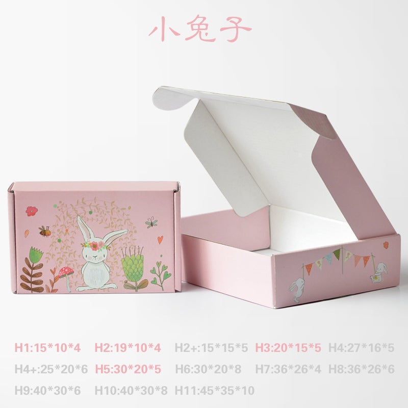 Flying Machine Box Color Express Box Box Paper Box Jewelry Box Small Batch Clothing Packaging Box Flying Machine Box - Image 1
