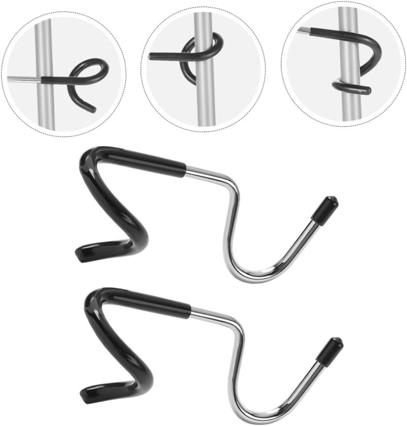 VOSAREA 2Pcs Outdoor Anti-Skid Lamp Pole Hooks Versatile Tent Light Hangers for Camping and Hiking Supplies - Image 5