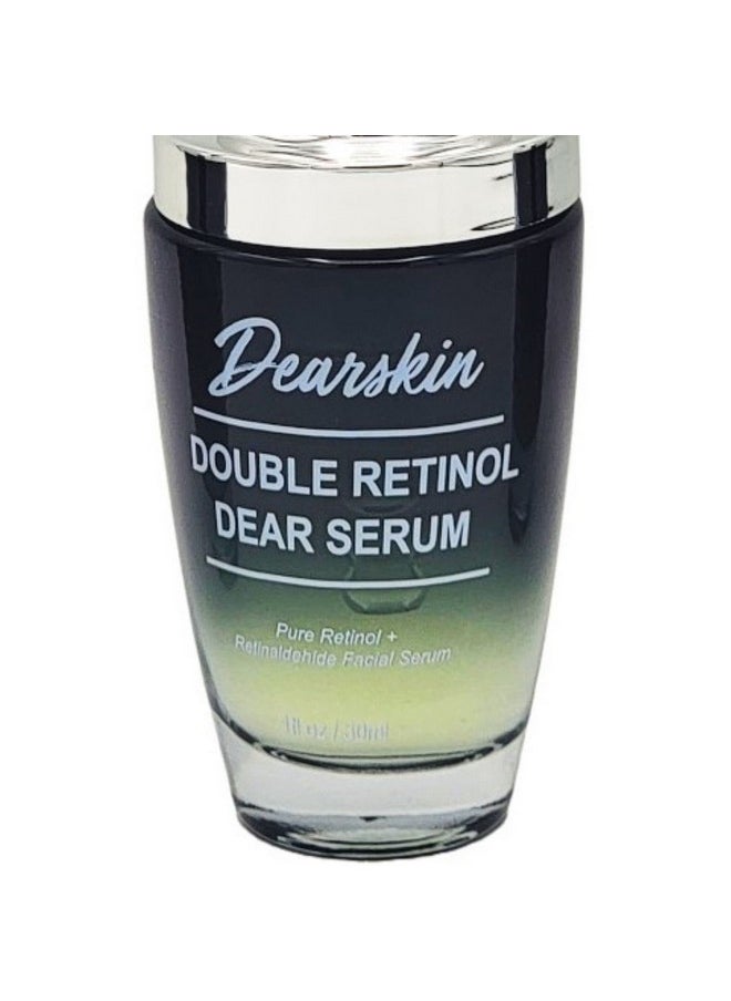 Dearskin - Retinol Serum Double Retinol Dear Serum By Dearskin Retinaldehide 0.1% Plus Pure Retinol 0.5% Antiaging Powerful Antiwrinkle Repair Regenerating Serum - Image 1