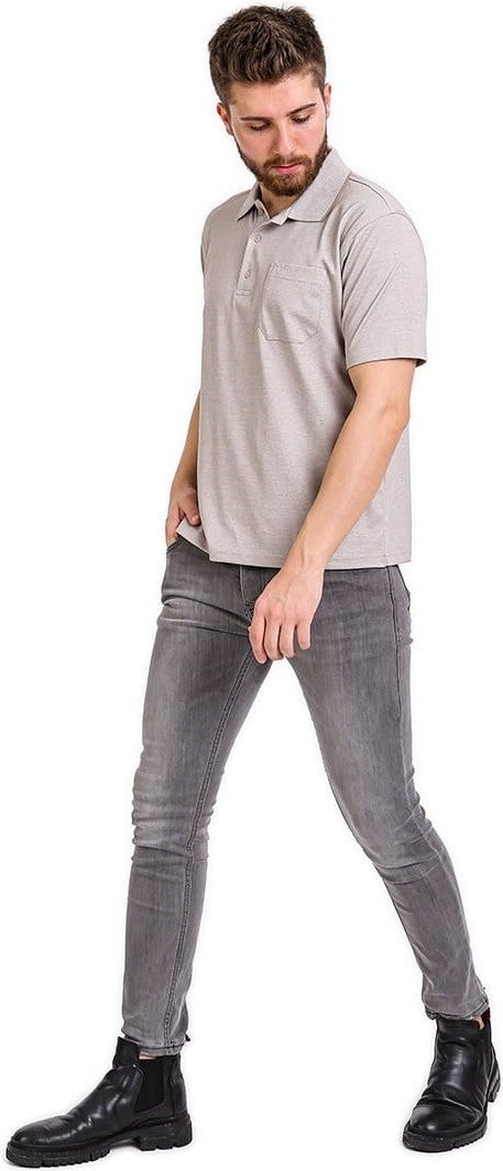 Simenti Polo Collar Relaxed Fit Pocket T-shirt Special Production Regular Fit  - Image 5