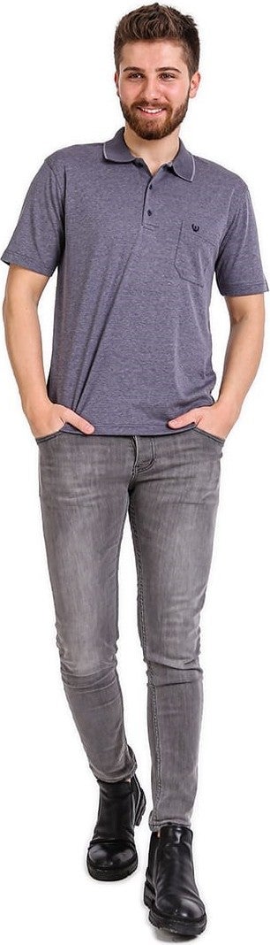 Simenti Polo Collar Relaxed Fit Pocket T-shirt Special Production Regular Fit  - Image 4