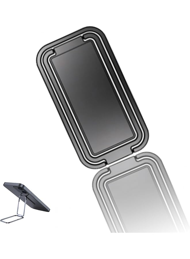 S-TOP Finger Kickstand Phone Ring Grip – 360° Adjustable Stand & Holder Compatible for iPhone 16/15/14/13, Samsung & More – Black - Image 1