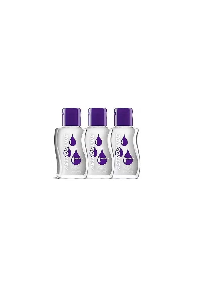 ASTROGLIDE Liquid, Water Based Personal Lubricant, 2.5 oz., (Pack of 3)