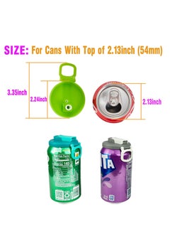 2-Pack Silicone Straw Soda Can Lids, BPA Free, Reusable, Fits Standard Canned Drinks, Beer, Juice, Soda (Purple Blue) - pzsku/Z49901F8878EA43D05072Z/45/_/1731479071/1606a332-900b-457c-a1eb-807400d54b0d