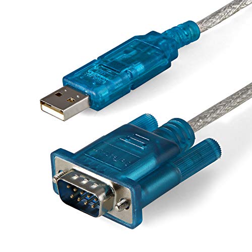 Startech.com StarTechcom 3ft 91cm 1Port USB to RS232 DB9 Serial Adapter Cable USB to Serial Adapter Cable MM - Image 1