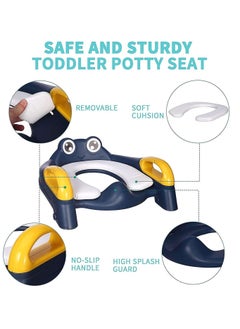 Gonice Toddler Toilet Seat with Adjustable Step Stool Ladder,2 in 1 Foldable Kids Toilet Training Seat  - Image 3