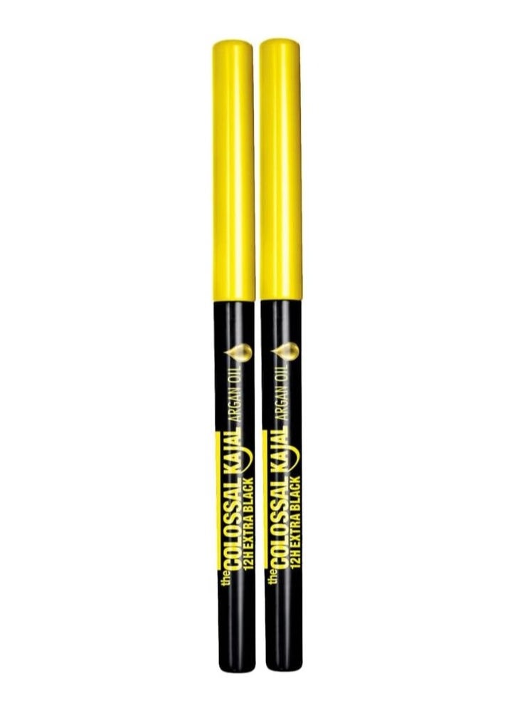 New York Bakery Co New York Colossal Kajal Eyeliner with Argan Oil Black 2-Pack  - Image 1