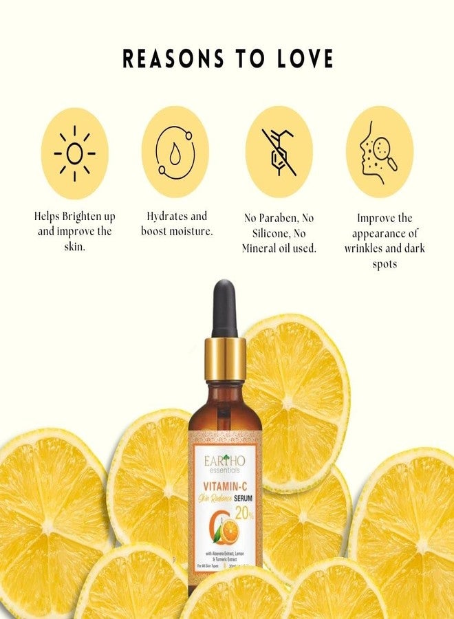 Eartho Essentials Vitamin C Skin Radiance Serum 30ml And Cucumber Toner 100ml - Image 4