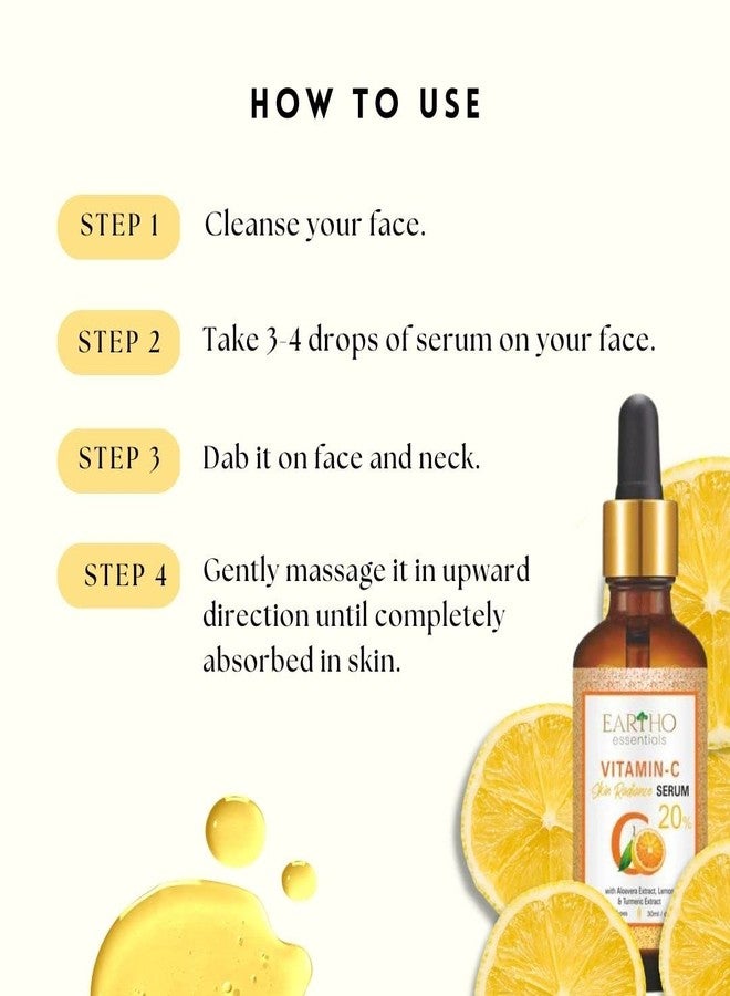 Eartho Essentials Vitamin C Skin Radiance Serum 30ml And Cucumber Toner 100ml - Image 5