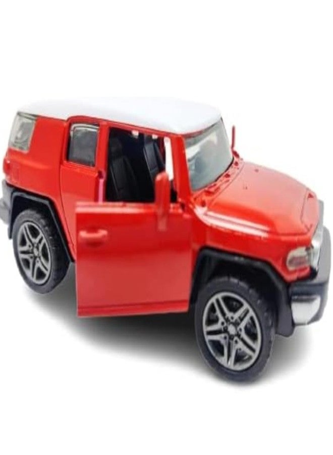 RUHANI Metal Car for-Kids Pull Back Die-cast with Openable Doors (Colour As Per Stock) Pack of 1 - Image 4