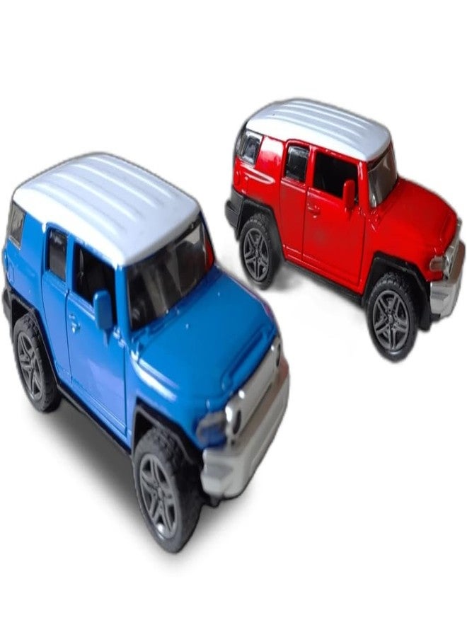 RUHANI Metal Car for-Kids Pull Back Die-cast with Openable Doors (Colour As Per Stock) Pack of 1 - Image 1