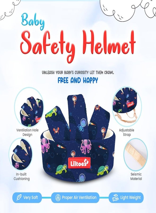 LILTOES Baby Head Protector for Safety of Kids 6M to 3 Years- Baby Safety Helmet with Proper Air Ventilation & Corner Guard Protection (Aqua Alien) - Image 2