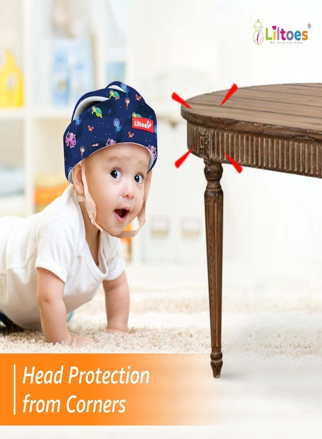 LILTOES Baby Head Protector for Safety of Kids 6M to 3 Years- Baby Safety Helmet with Proper Air Ventilation & Corner Guard Protection (Aqua Alien) - Image 4