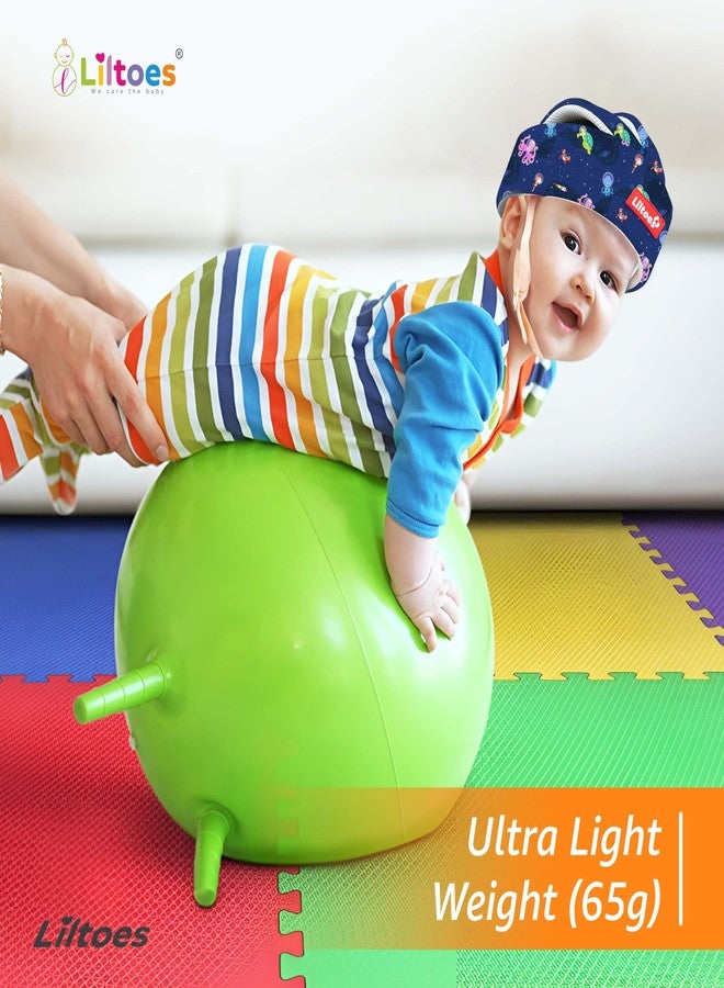 LILTOES Baby Head Protector for Safety of Kids 6M to 3 Years- Baby Safety Helmet with Proper Air Ventilation & Corner Guard Protection (Aqua Alien) - Image 5