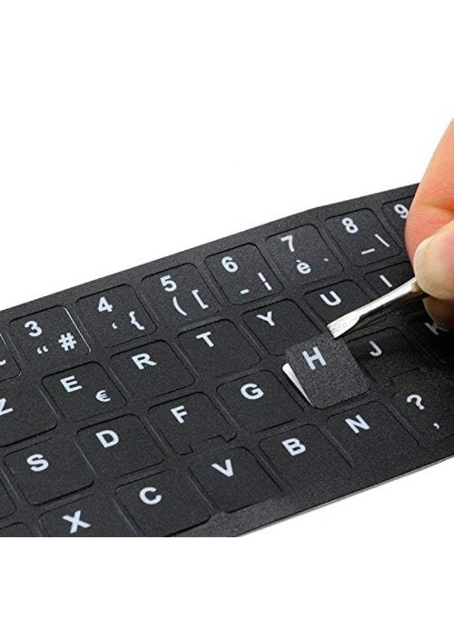 **ملصق تخطيط لوحة مفاتيح إنجليزي عربي عالي الالتصاق ومقاوم للغبار والماء لأجهزة اللابتوب والكمبيوتر [OS-PC001-2]** - Image 5