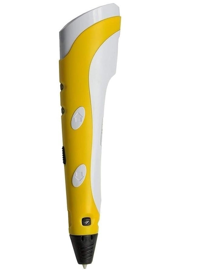 3D Printing Pen with 3 ABS/PLA Threads, 2D Drawing and Art Pen - Image 2