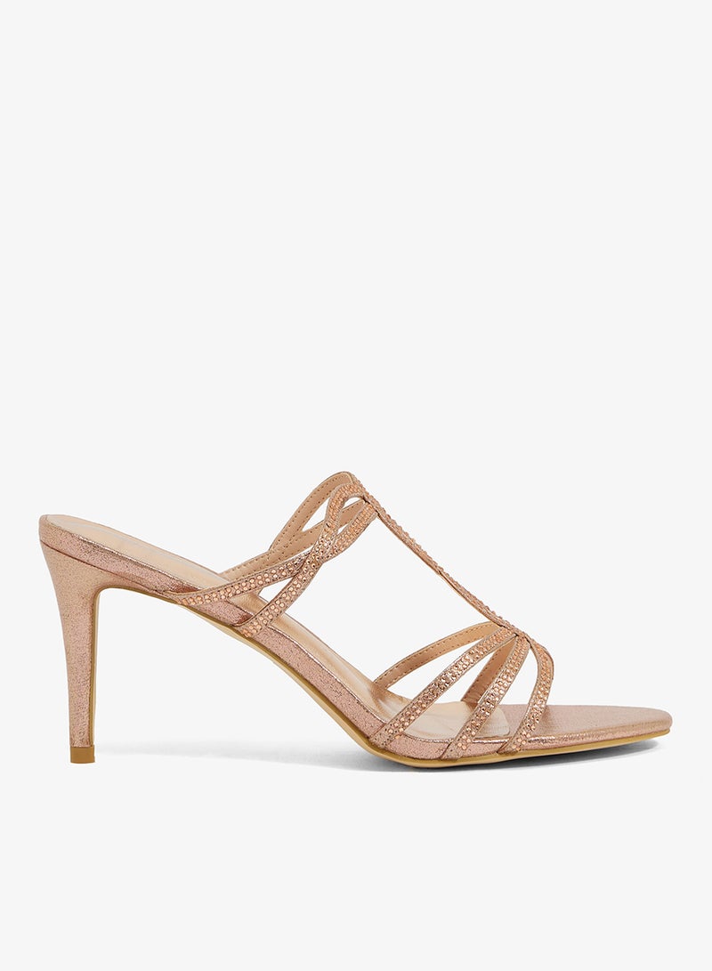 Spot-On Heeled Sandals - Image 1