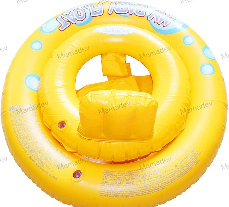 Mamadev Baby Bath Swimming Ring Swim Tube Kids Swimming for Girls Boys Inflatable Swim Ring(1 to 3 Years)(Multi Color)(1 PIS) - Image 5