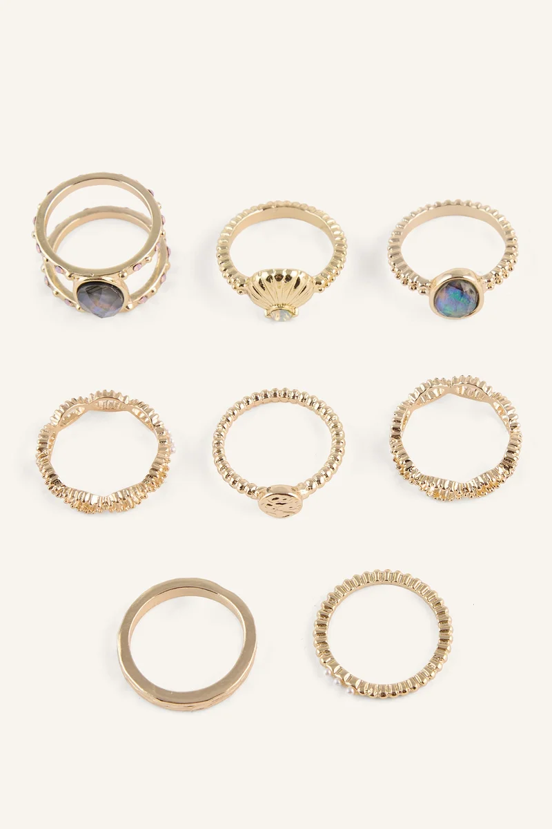Woman 8-Pack Rings