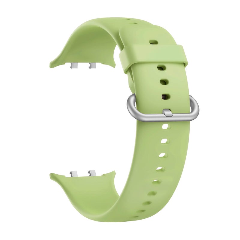 إيروريكس سوار ساعة For Honor Watch 5 بلون فضي سادة مع مشبك ناعم من السيليكون (ليموني) - Image 2