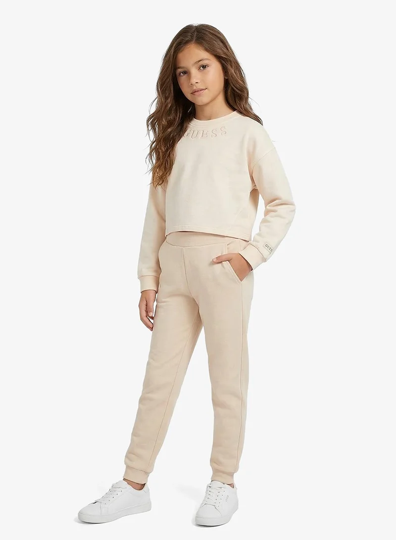 GUESS Kids Graphic Crew Neck Sweatshirt