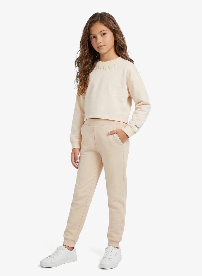 GUESS Kids Graphic Crew Neck Sweatshirt - Image 1