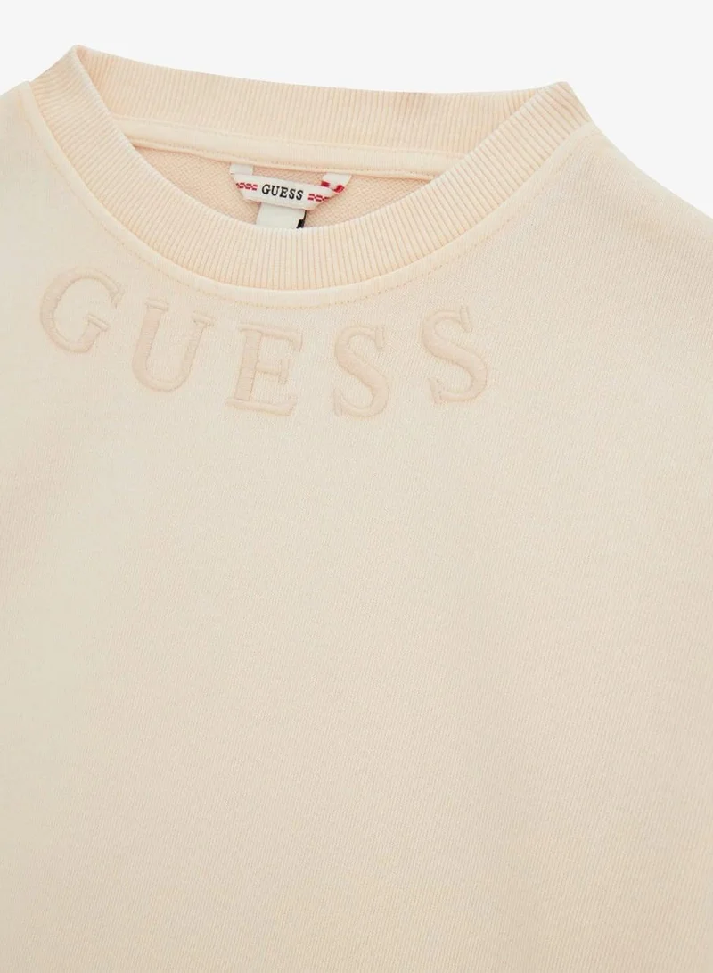 GUESS Kids Graphic Crew Neck Sweatshirt